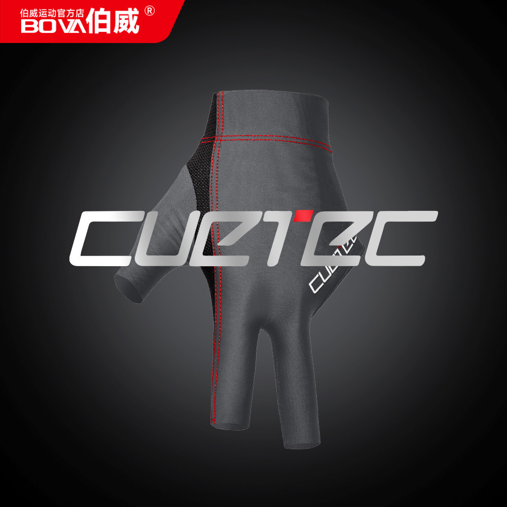 【現貨】球坦克檯球手套Cuetec丘泰克黨金虎手套男職業三指漏指左右手透氣3.1