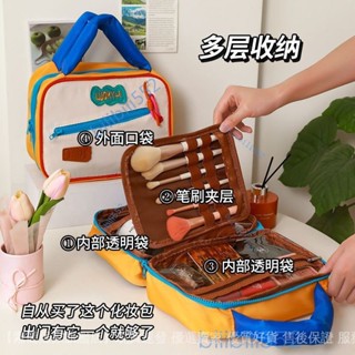 【店鋪熱銷】小紅書推薦洗漱化妝包女便攜大容量高階感折疊旅行洗漱收納袋批髮