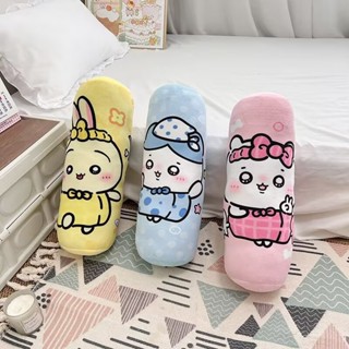 Suxi｜可愛卡通吉伊卡哇圓柱長條印花抱枕 chiikawa女生睡覺靠枕靠墊玩偶 趴睡枕 辦公室午睡枕頭 居家裝飾抱枕