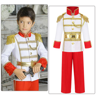 兒童白馬王子表演服 兒童節角色扮演耶誕 Prince Charming 萬聖節