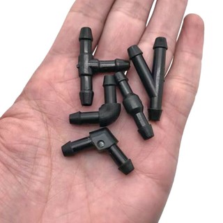 【臺灣熱賣】汽車雨刮連接管配件 雨刷器噴水管 YT型三通直通玻璃水L型軟管接頭