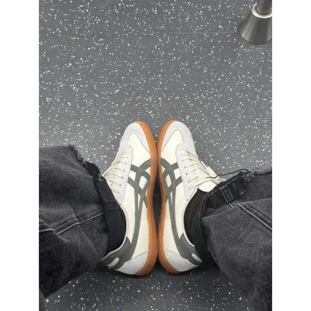 -EJ-現貨 Onitsuka Tiger Tokuten 德訓鞋 焦糖底 米灰 灰綠色 1183C086-102