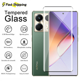 1-3 片 9H 高畫質曲面鋼化玻璃膜適用於 Infinix Note 40 Pro Plus Note40S Note4