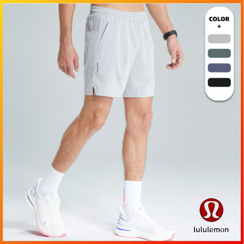 Lululemon 男士速乾慢跑短褲,適合訓練和運動。 4114003