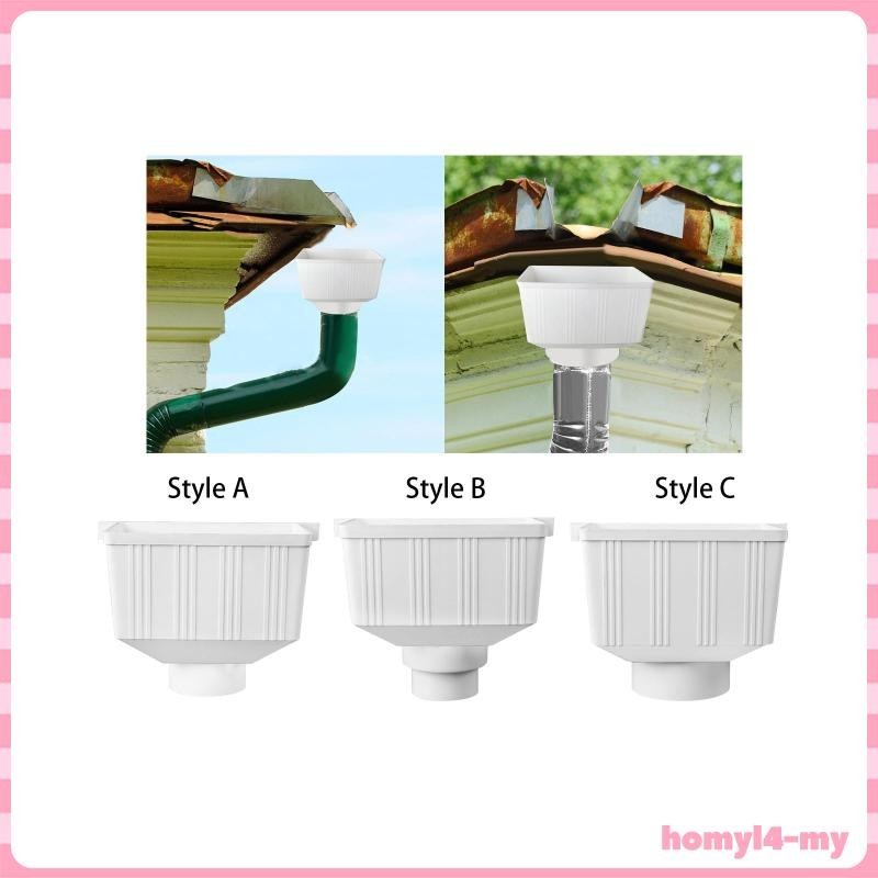 [HomyldfMY] 雨桶分流器天溝排水管 PVC 園藝雨水收集系統