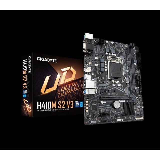 【現貨 品質保障】Gigabyte/H410M S2 V3 H410M H DS2V 十代 主板 1200針 全新3年保