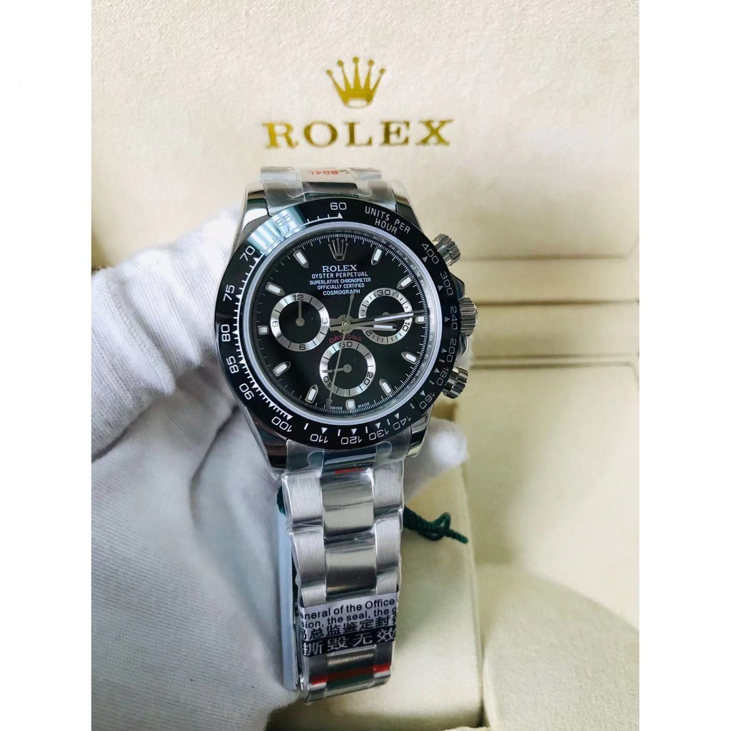 勞力士 自動手錶 [n Factory] Rolex Daytona 系列男士機械表尺寸 40 毫米瑞士 4130 機芯