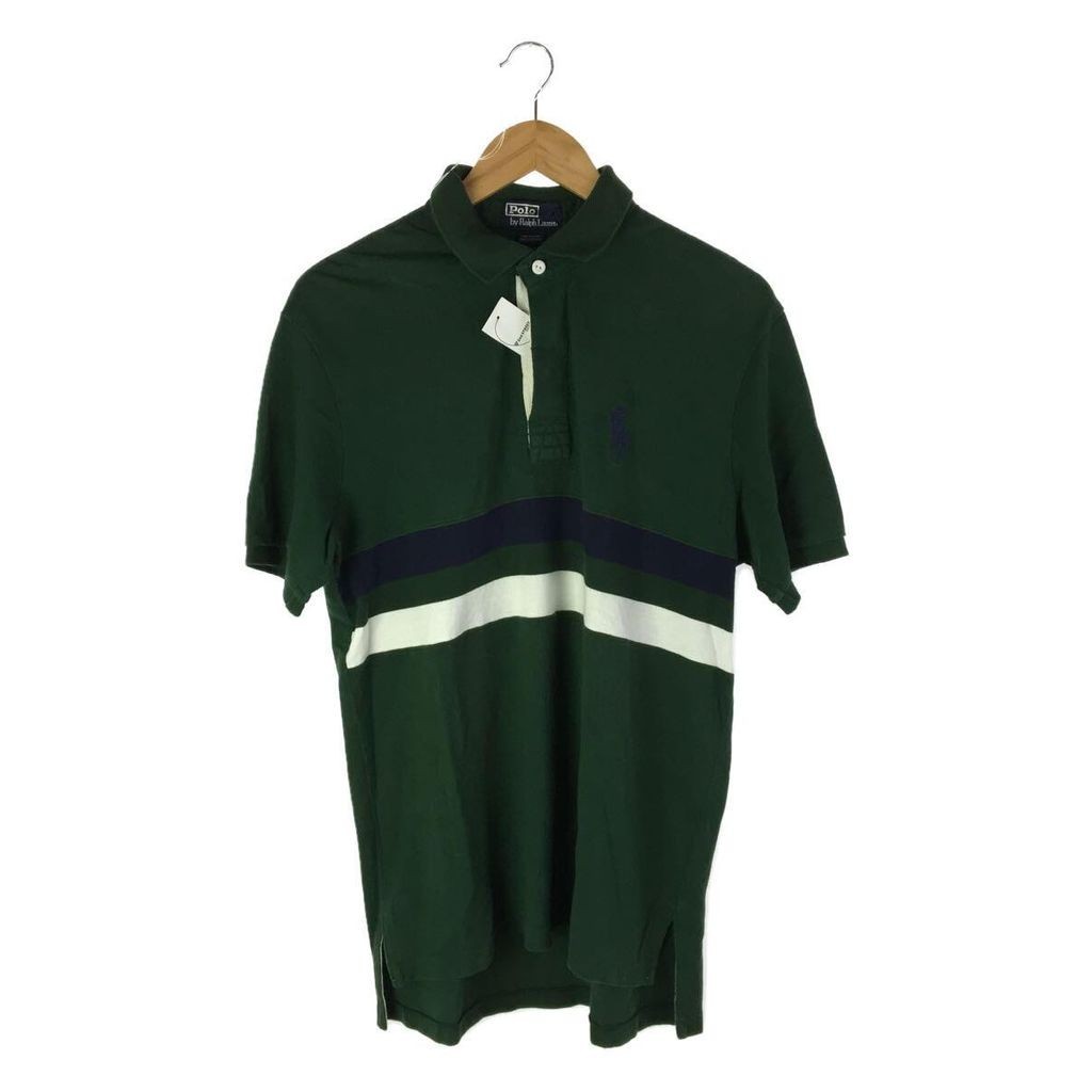 Ralph Lauren POLO greenpolo衫 襯衫綠色 棉 日本直送 二手