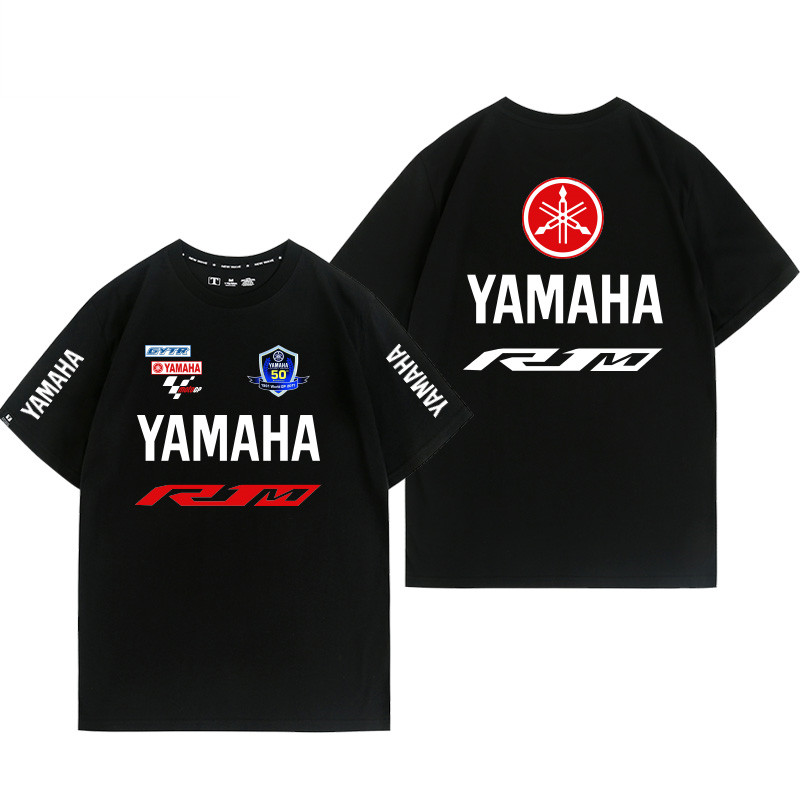 YAMAHA r1m MotoGP機車隊訂製短袖R3 R6 R7 XMAX300戶外騎行T恤