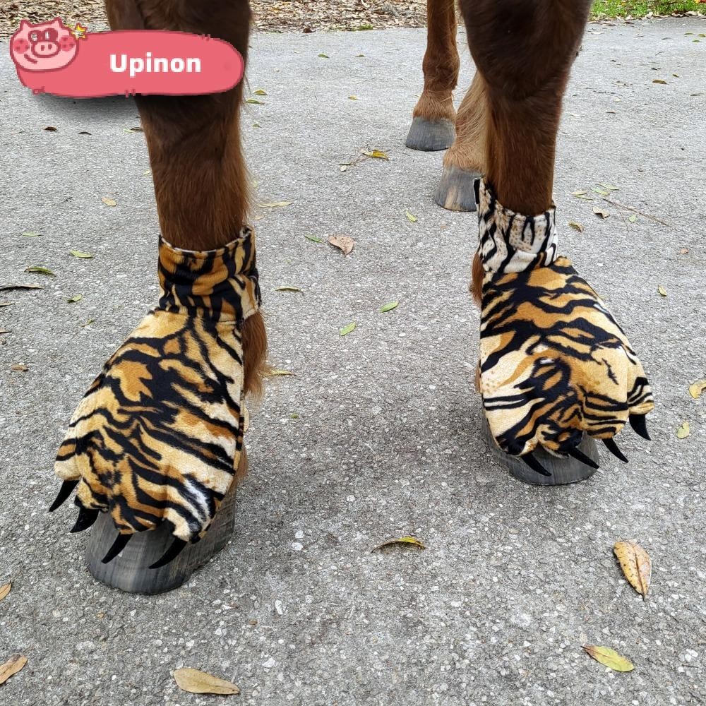 UPINON針織狗護腳,防滑滌綸寵物襪,實用多用途帶橡膠補強寵物爪子保護襪子鞋寵物
