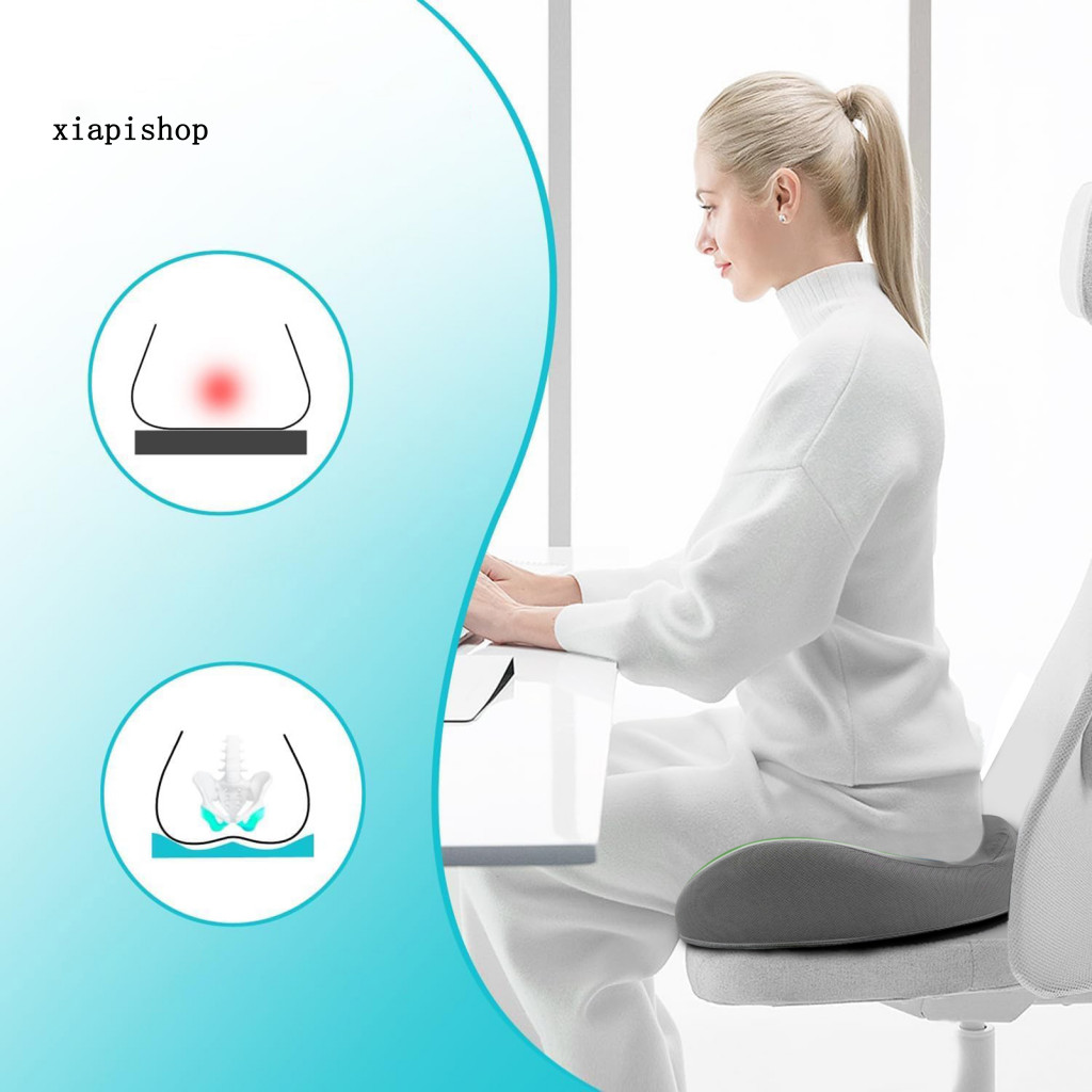 Xps 腿部減壓墊人體工學座墊舒適記憶海綿辦公椅座墊緩解疼痛人體工學設計東南部防滑透氣