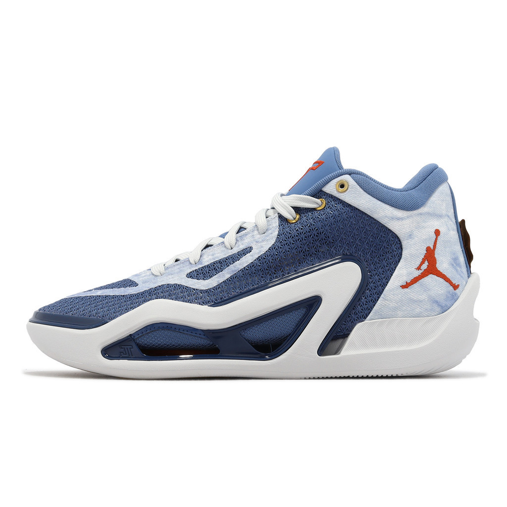 Nike 籃球鞋 Jordan Tatum 1 PF Denim 藍 紅 男鞋 喬丹 實戰 ACS DZ3321-400