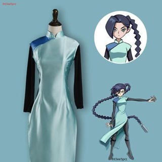 新品下殺⚡梅花十三衣服cos服旗袍刺客伍六七 cos 女裝動漫二次元服裝全套 cos服裝 角色扮演服 表演服 尾牙演出服