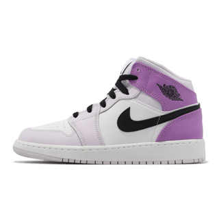 Nike Air Jordan 1 Mid GS 紫 Barely Grape 女鞋 大童 ACS DQ8423-501