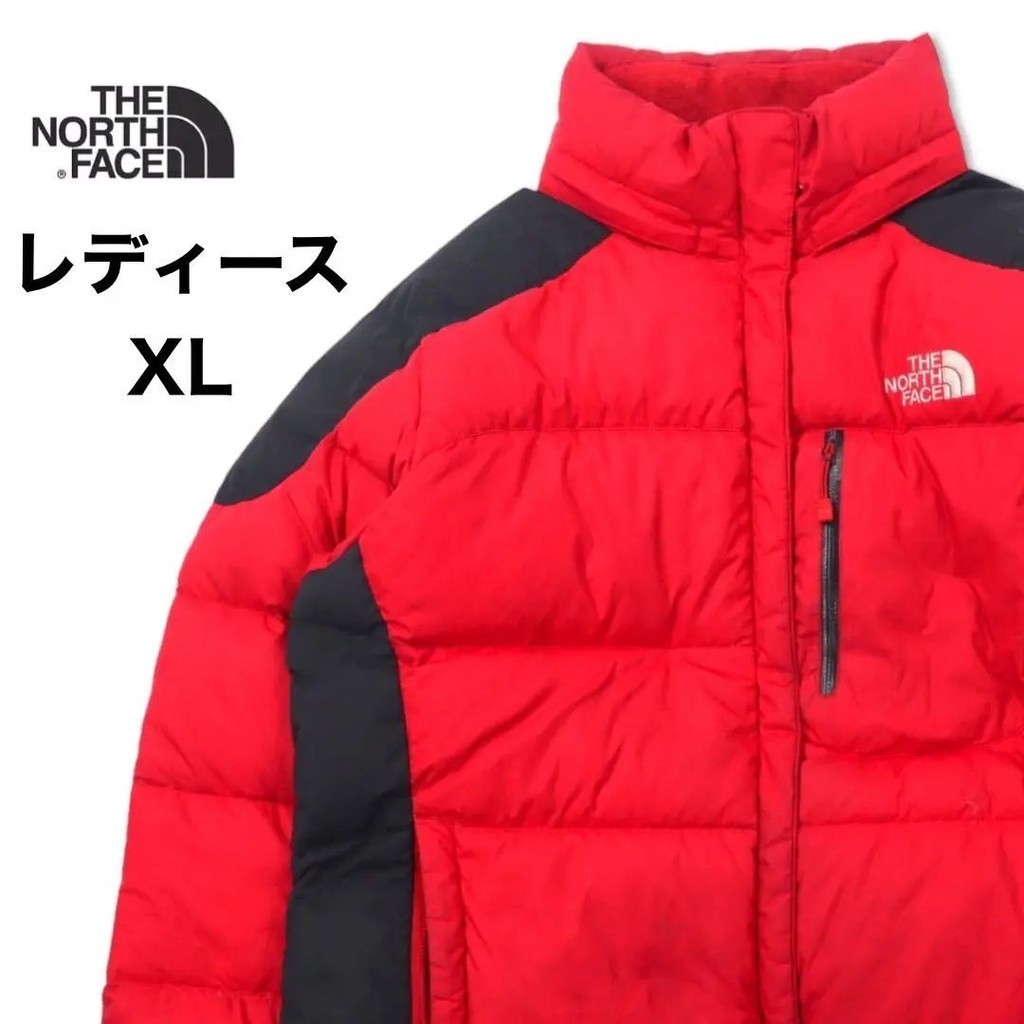 THE NORTH FACE 北面 羽絨服 夾克外套 700FP XL 紅色 女裝 日本直送 二手