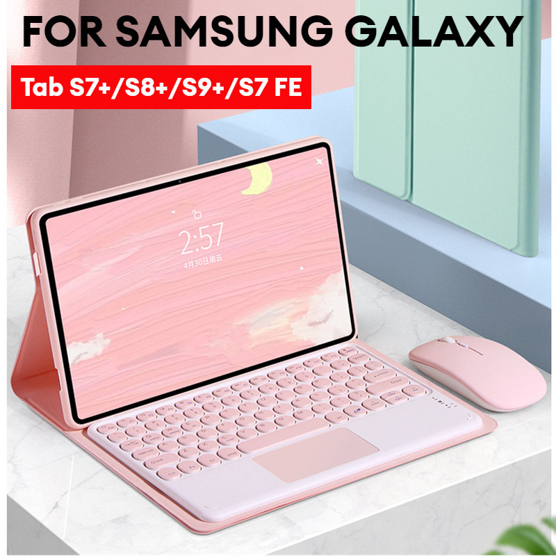 SAMSUNG 適用於三星 Galaxy Tab S7 FE S7+ S8+ S9+ Plus T970 X800 X8