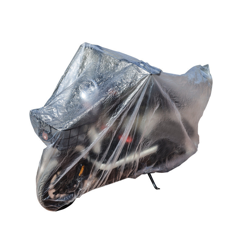 電動車防雨機車電瓶車通用防雨布車衣一次性塑膠防水布防塵車罩
