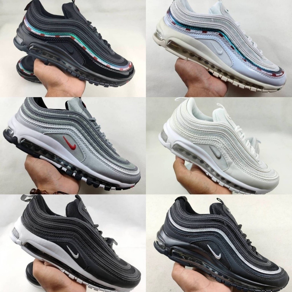 UNDEFEATED 黑白 Airmax Air Max 97 鞋款全白黑銀不敗白黑 Rush 粉灰 2