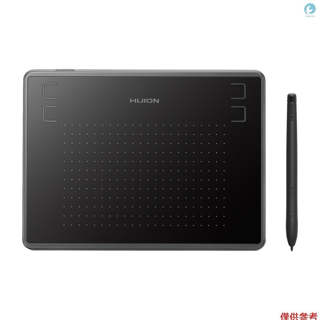 Huion H430P 4.8*3 英寸數字 T 型數位板手寫圖形繪圖簽名板書寫套件套裝帶數字筆 4096 級壓力設計/