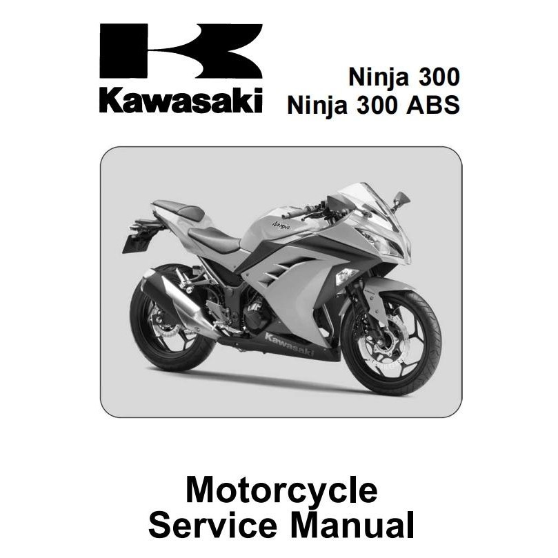 kawasaki ninja300 川崎雙缸ABS 維修手冊 全車部件圖扭矩值線路電子檔送洗車毛巾