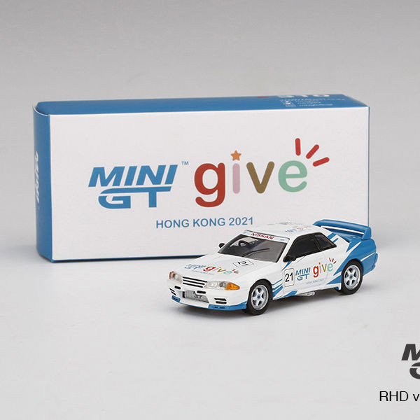 1:64 MINIGT 310號 GTR R32 2021 香港慈善限定 合金汽車模型