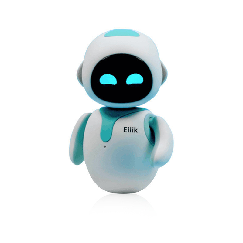 現貨#智能機器人桌麵寵物陪伴語音機器人情感互動益智電子玩具4vv