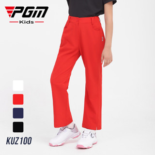 PGM 夏季女童長褲 高爾夫褲子 兒童服裝 舒適材質運動褲