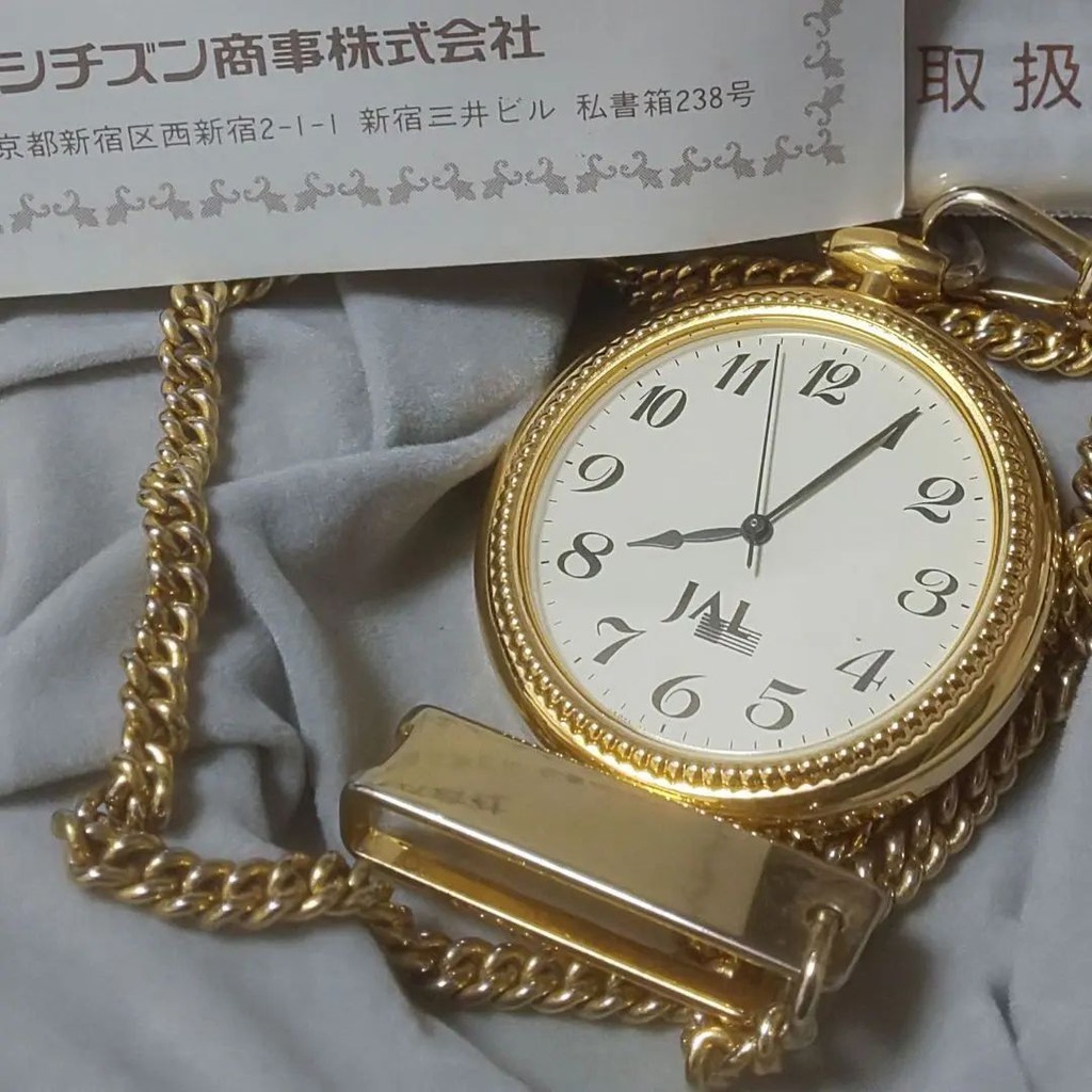 CITIZEN 懷錶 鏈子 金 限定 mercari 日本直送 二手