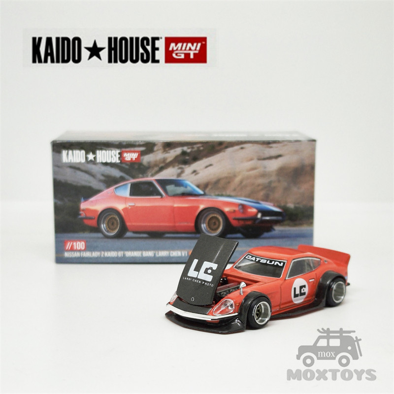 Kaido House x MINI GT 1:64 Fairlady Z Kaido GT'ORANGE BANG'