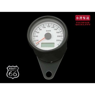 《美式工廠》電子式 LED 碼表 時速表 黑色白麵
