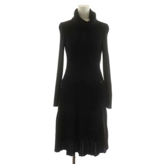 CHANEL 香奈兒洋裝 連身裙 毛衣雙c標誌黑色 日本直送 二手