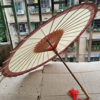 古風油紙傘復古簡約雨傘中國風長柄油紙傘舞蹈表演傘