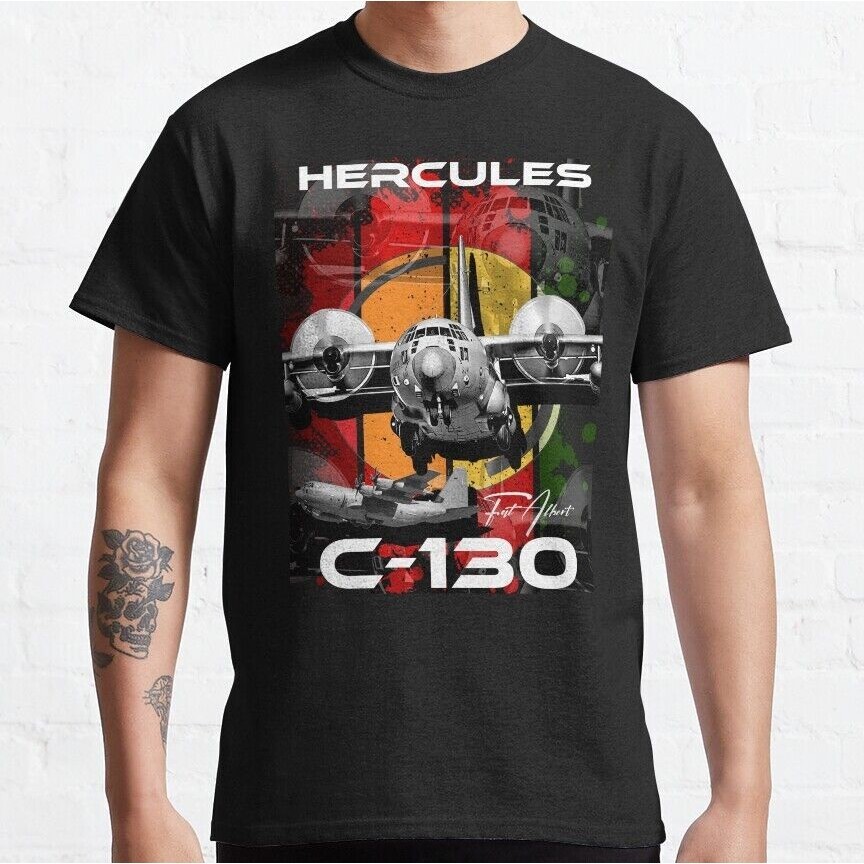 C-130 Hercules 軍用飛機經典 T 恤