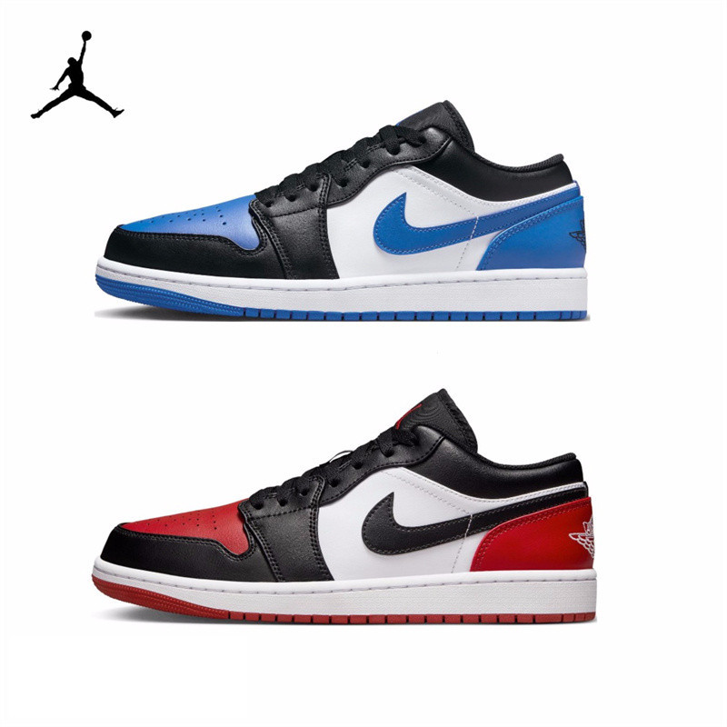 高版本 Air Jordan 1 Low AJ1 黑藍白腳趾 553558-140/161/030/065 黑綠