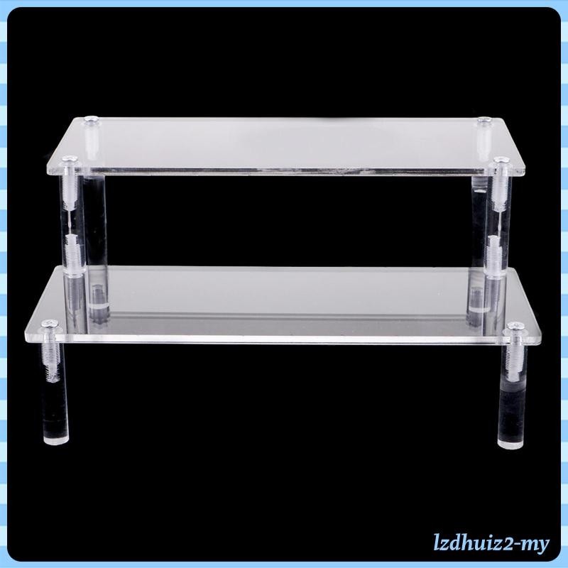 [LzdhuizbcMY] 極簡主義亞克力立管展示架,用於公仔、紙杯蛋糕架,適用於櫥櫃、檯面、桌子、透明