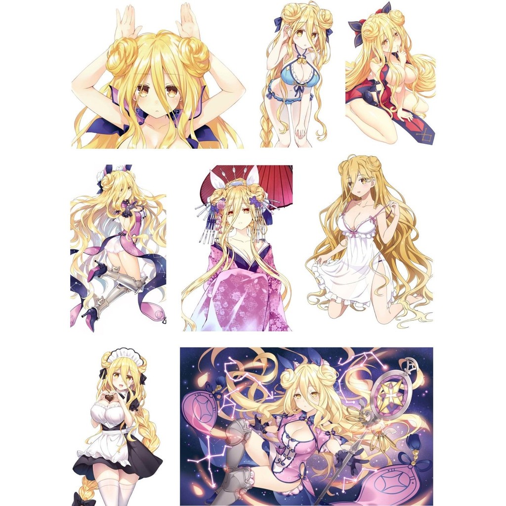 【潮玩精品摆件】【可愛卡通風格】約會大作戰星宮六喰動漫週邊筆記本電腦手機二次元行李箱貼紙