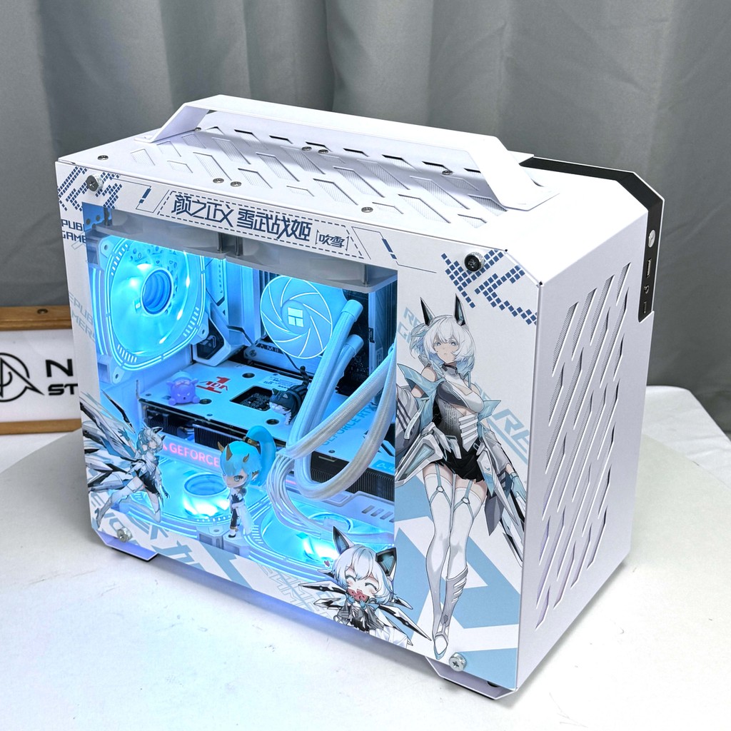 【促銷速發】電腦機箱 小機箱 機殼 未知玩家X200桌面手提MATX機箱側透Typec臺式電腦240水冷訂製主題