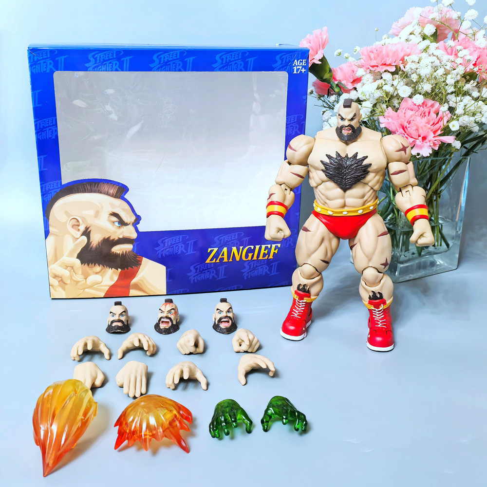 遊戲週邊擺件鵰像Storm Toys街頭霸王2桑吉爾夫手辦可動人偶模型