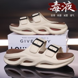 涼鞋男士拖鞋夏季外穿柔軟感氣墊厚底拖鞋 đồ bơi nữ kín đáo NY7U