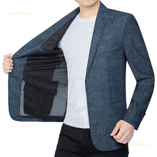 限時折扣~冰絲 西裝 西裝外套夏季薄款青中年男士休閒防曬西裝上衣外套冰絲透氣西裝男新款