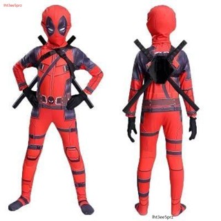 Deadpool死侍衣服兒童成人cos服連體緊身衣萬聖節角色扮演服裝 角色扮演服 尾牙演出服 萬聖節cos服飾 表演服