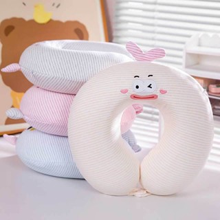 💕靠枕 靠墊 椅子座墊 腰枕 交換禮物A類U型枕記憶棉護頸枕飛機旅行頸部靠枕火車u形枕頭辦公室頸椎枕