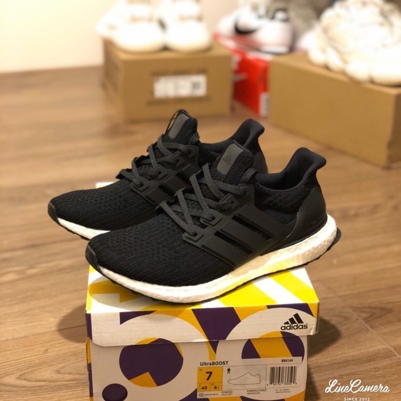 愛迪達 Edda Adidas Ultraboost 4.0 UB real boost 黑白馬獨奏 bb6166 男女