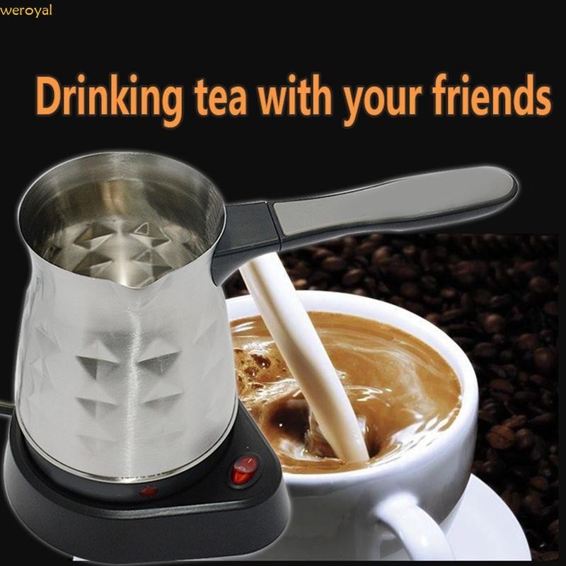 Weroyal 土耳其電咖啡壺牛奶咖啡機壺巧克力加熱器