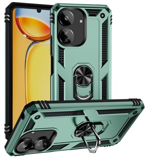 【軍工防摔】小米 POCO C65 4G 手機殼 磁吸車用支架 指環 保護殼 硬殼 塑膠矽膠 二合一