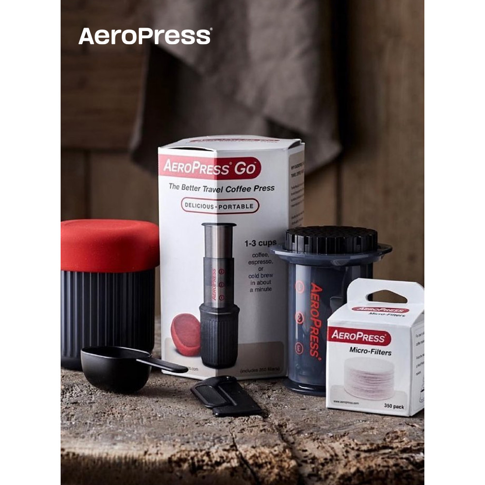 【熱賣 咖啡配件】Aeropress愛樂壓GO便攜式手衝咖啡壺套裝手動濃縮咖啡機戶外旅行