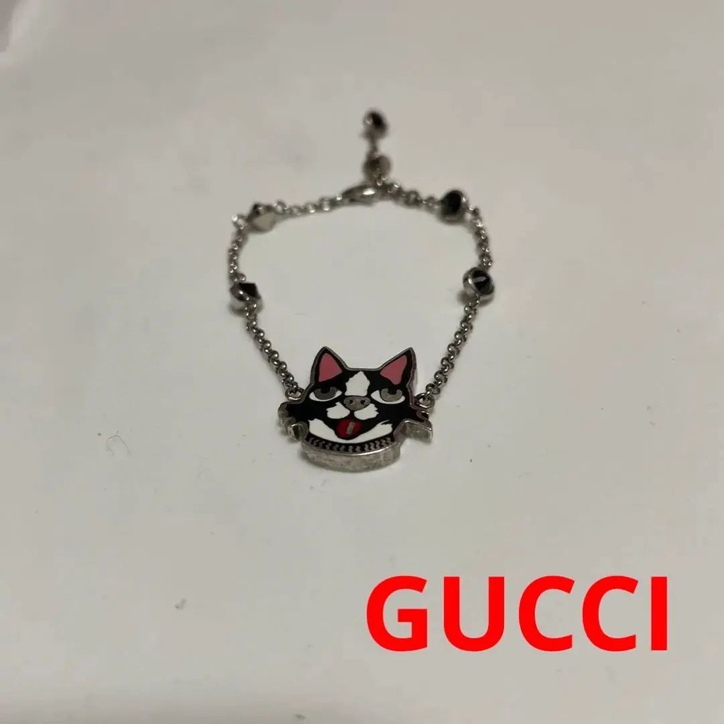 GUCCI 古馳 手環 手鍊 SV925 銀色 日本直送 二手