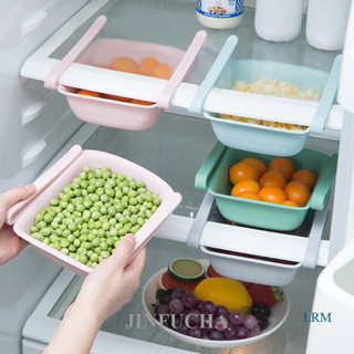 金富茶廚房收納用品廚房冰箱收納架冰箱冰櫃置物架拉出式抽屜家用節省空間