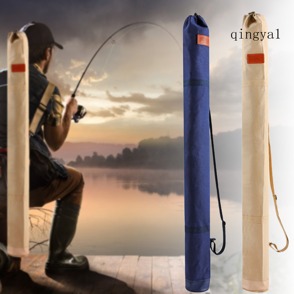 (戶外) 釣魚傘袋防水帆布可調節肩帶可折疊釣魚竿工具雨傘架手提袋戶外釣魚配件