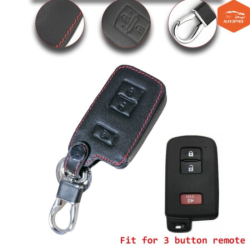 豐田 4Runner Tacoma Tundra 的 3 按鈕皮革遙控鑰匙包保護套